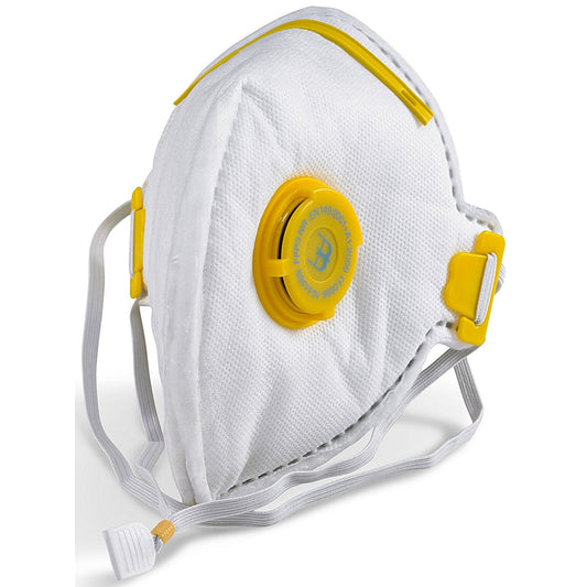 Beeswift Fold-Flat P3 Valved Mask, White, Pack of 20 Easy2Order : BBFFP3VN