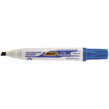 Bic Velleda 1751 Whiteboard Marker, Chisel Tip, Assorted Colours, Pack of 4