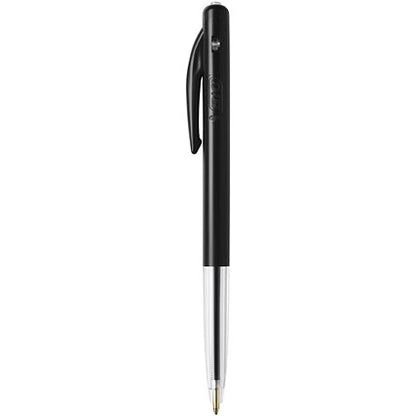Bic M10 Clic Ball Pen Retractable, Black, Pack of 50