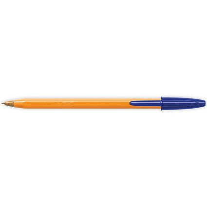 Bic Orange Ball Pen, Blue, Pack of 20