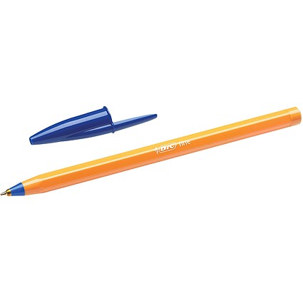 Bic Orange Ball Pen, Blue, Pack of 20