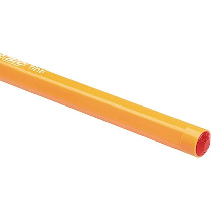 Bic Orange Ball Pen, Red, Pack of 20