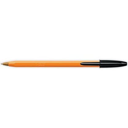 Bic Orange Ball Pen, Black, Pack of 20