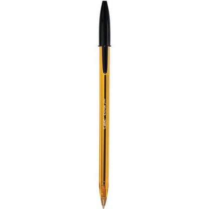 Bic Cristal Fine Ballpoint Pen, Black, Pack of 50