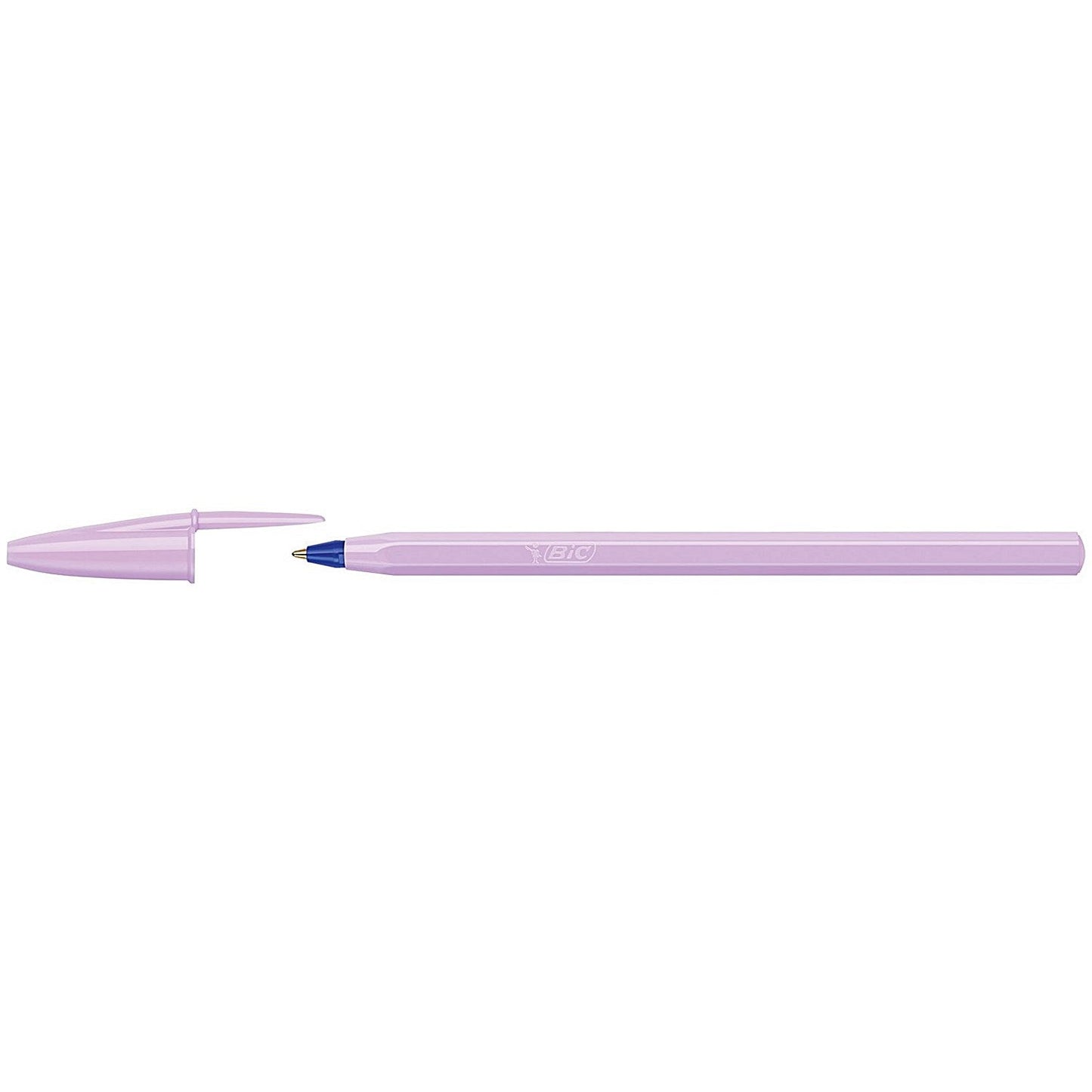 Bic Cristal Ball Pen Assorted Pastel Barrel Blue Ink (Pack of 5)