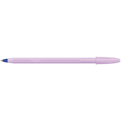 Bic Cristal Ball Pen Assorted Pastel Barrel Blue Ink (Pack of 5) Easy2Order : BC13470
