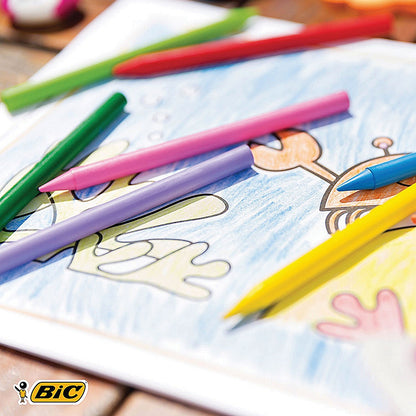 Bic Kids Plastidecor Crayons Assorted (Pack of 288) Easy2Order : BC17406