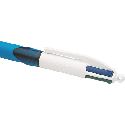 Bic 4 Colours Comfort Grip Ballpoint Pen - Pack of 12