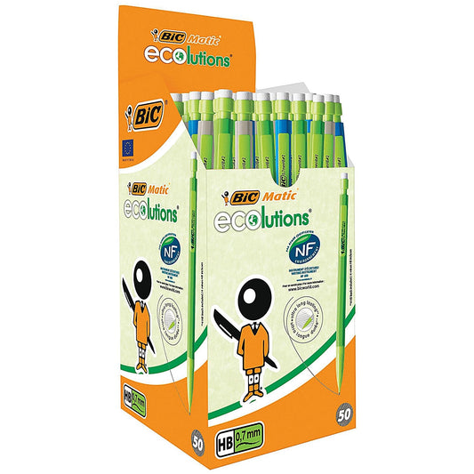 Bic Matic Ecolutions Mechanical Pencil (Pack of 50)