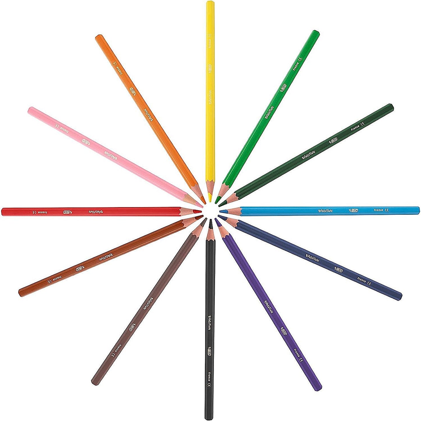 Bic Kids Evolution Eco Colouring Pencils Assorted (Pack of 288)