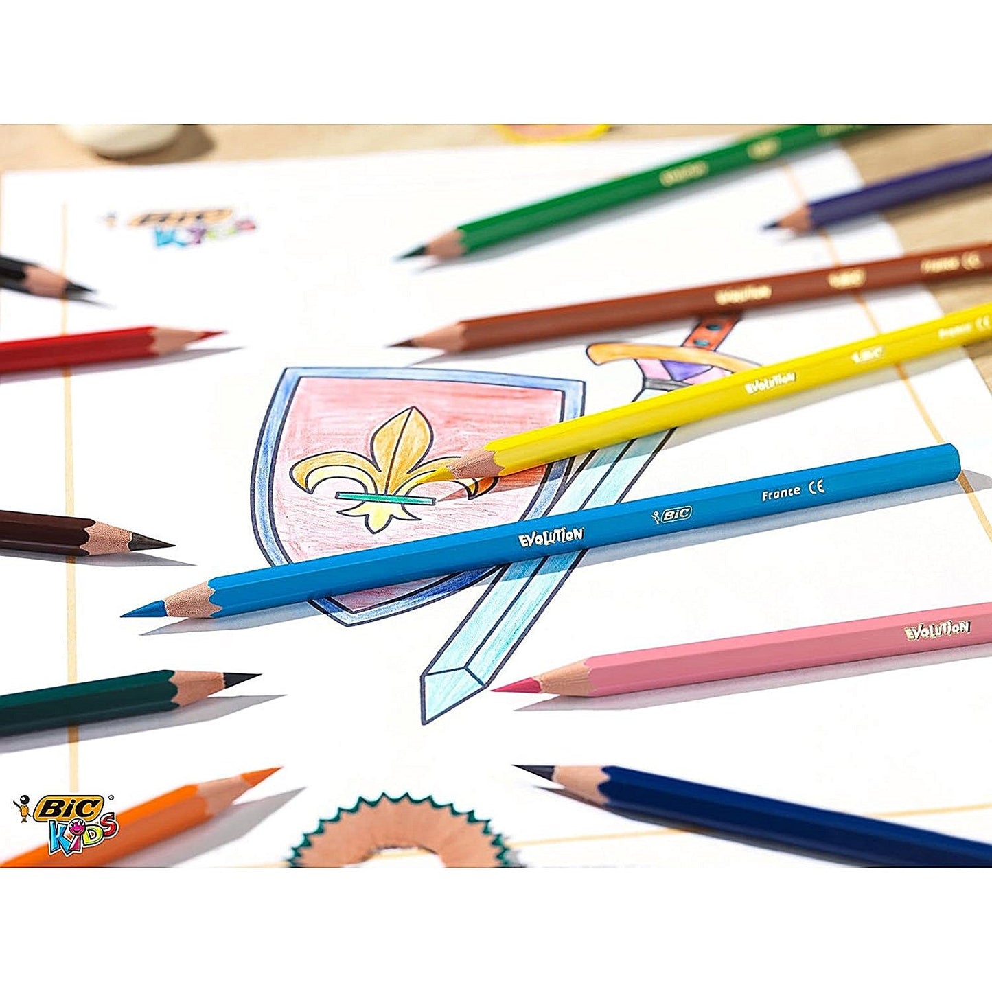 Bic Kids Evolution Eco Colouring Pencils Assorted (Pack of 288)