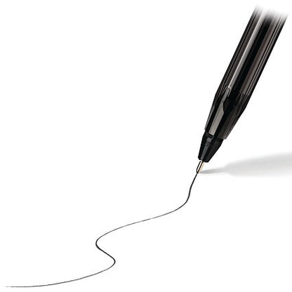 Bic Cristal Ballpoint Pens, Ultra Fine, 0.7mm, Black, Pack of 20