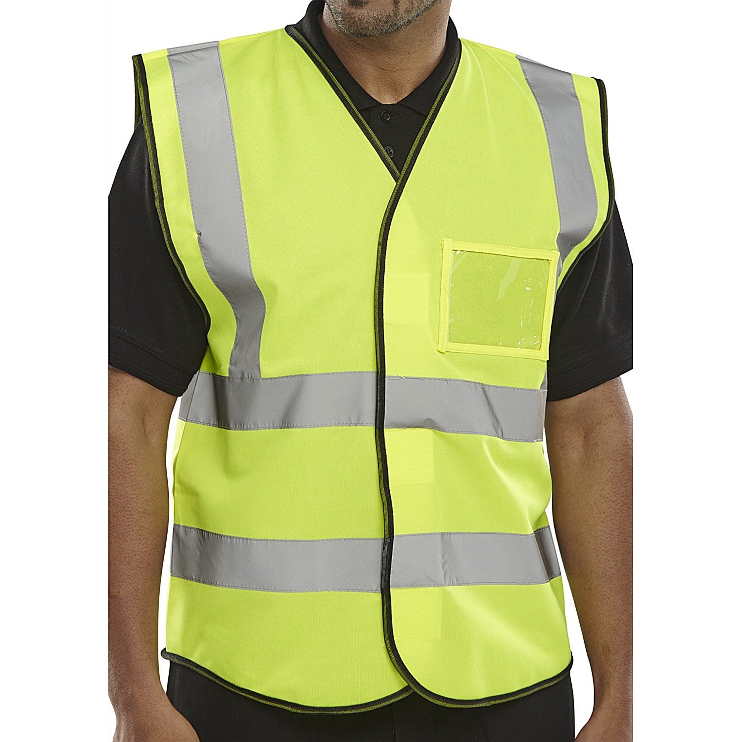 Beeswift Hi Viz En20471 Id Vest, Saturn Yellow, 3XL Easy2Order : BD108SYXXXL