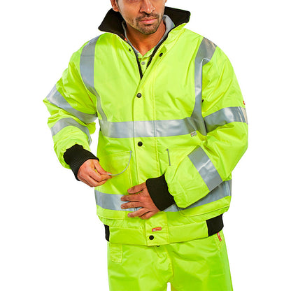 Beeswift Super Bomber Jacket, Saturn Yellow, 2XL
