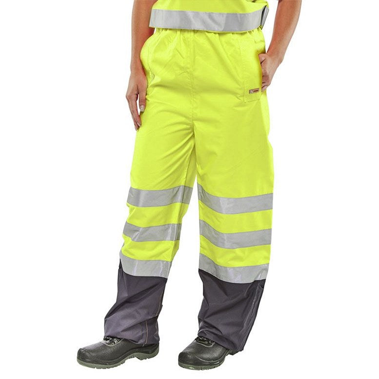 Beeswift Belfry Trousers, Saturn Yellow & Navy Blue, 3XL Easy2Order : BETSYNXXXL