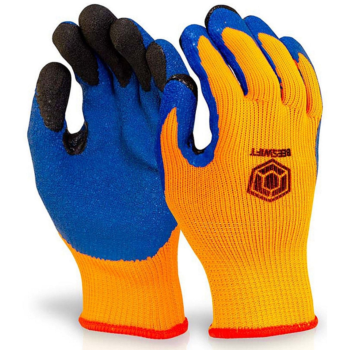 Beeswift Latex Thermo-Star Fully Dipped Gloves, Orange, Large Easy2Order : BF3OR09