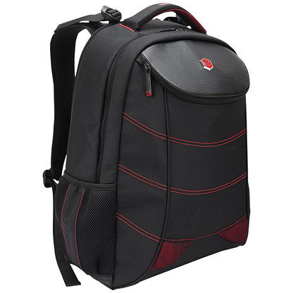 BestLife 17 Inch Gaming Snake Eye Backpack with USB Connector, For up to 17 Inch Laptops, Black