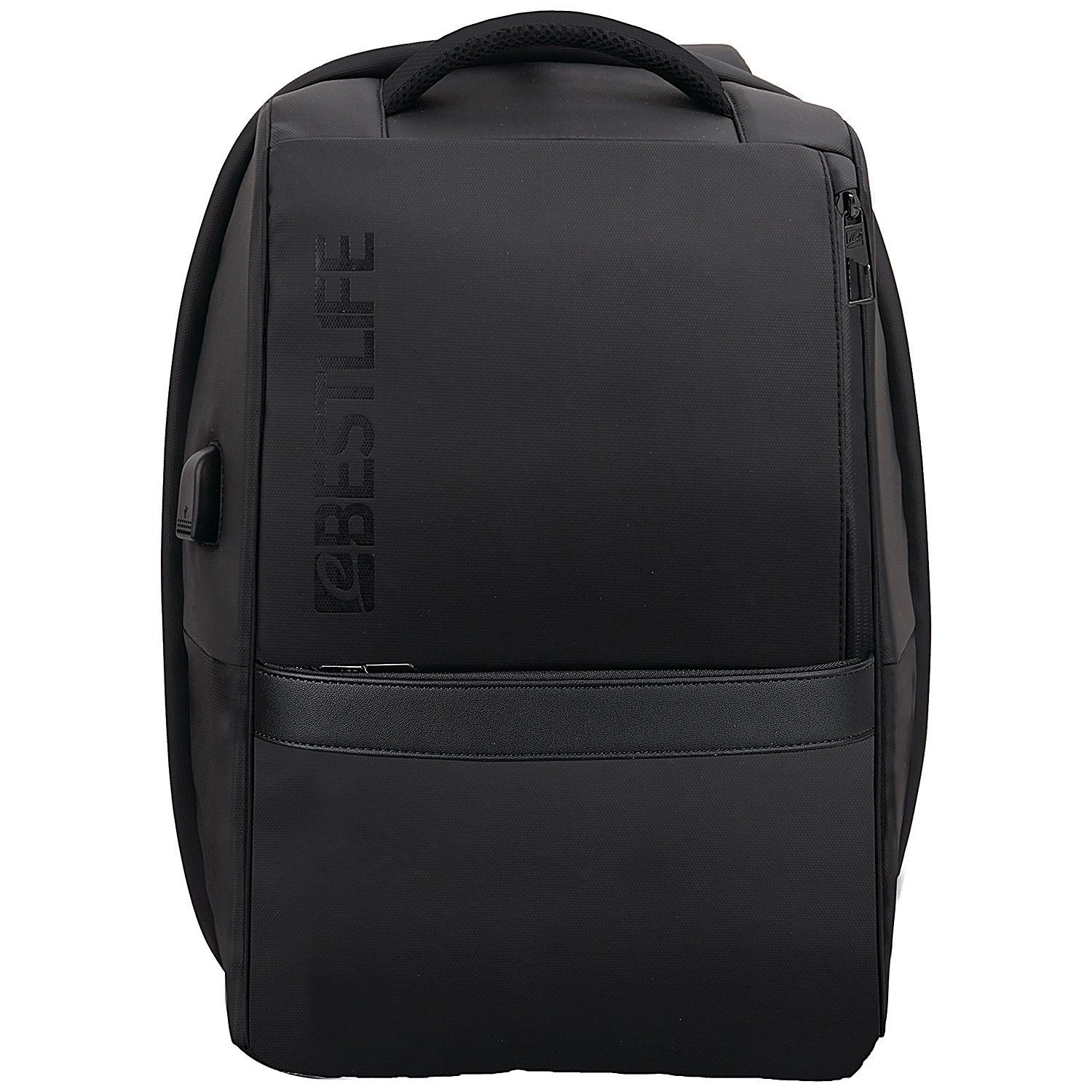 BestLife Neoton Laptop Backpack, For up to 15.6 Inch Laptops, Black