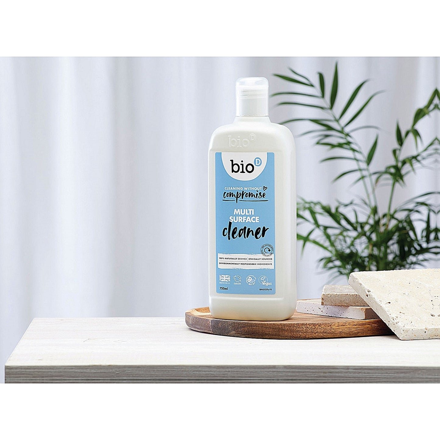 Bio-D Fragrance Free Multi Surface Cleaner, 750ml, Pack of 12 Easy2Order : BID30021