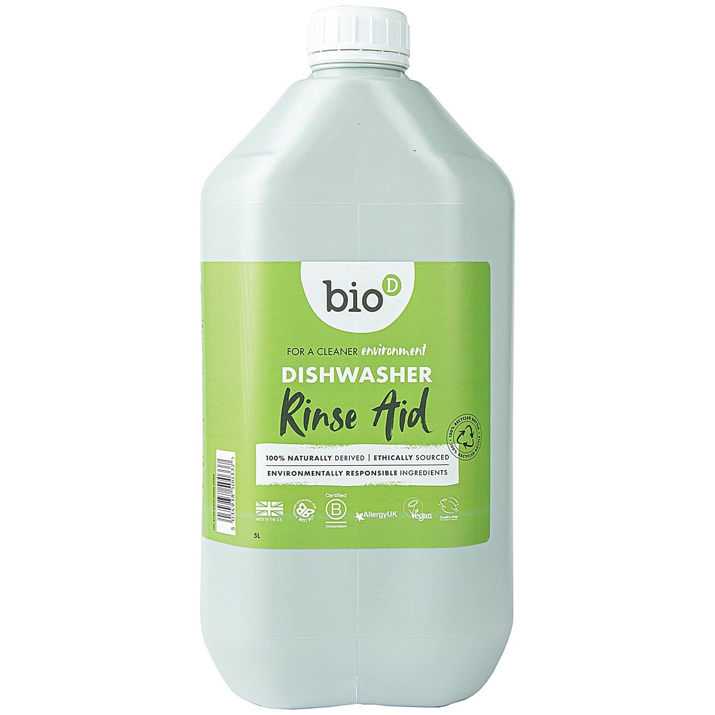 Bio-D Dishwasher Rinse Aid, 5 Litres