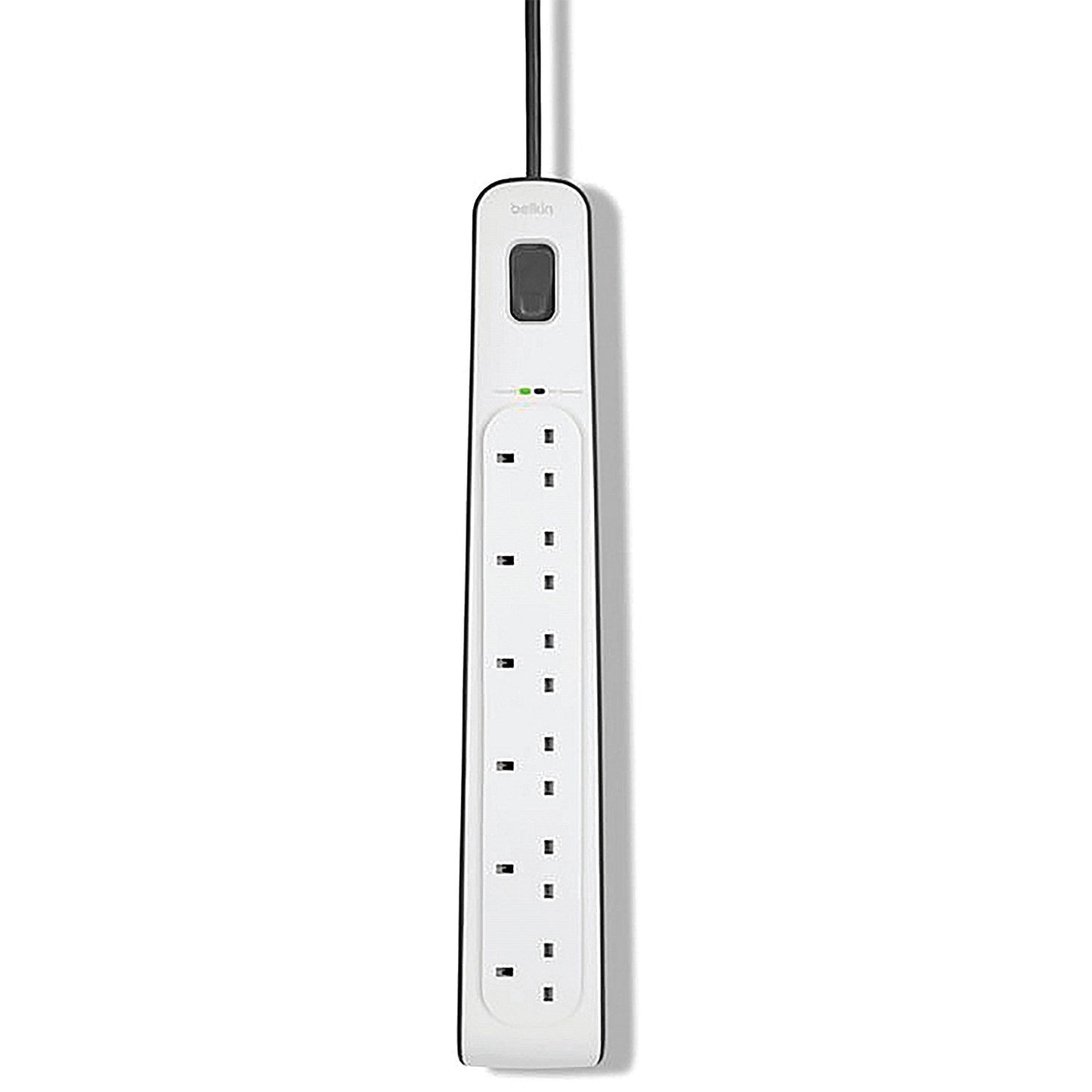 Belkin Surge Protector Extension Lead 6 Sockets 2m White