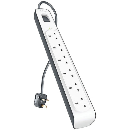 Belkin Surge Protector Extension Lead 6 Sockets 2m White