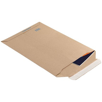 Blake A3Plus Corrugated Board Envelopes, 490x330mm, 300gsm, Peel and Seal, Manilla, Pack of 100
