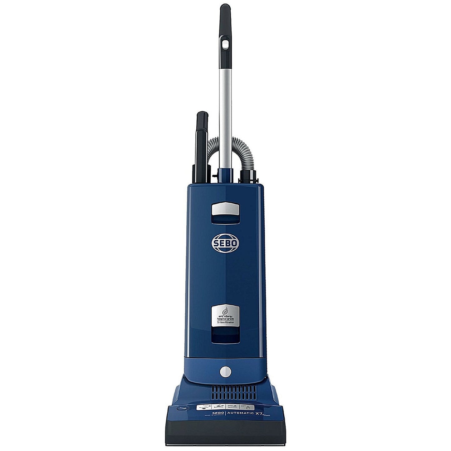 Sebo 890W Automatic X7 Extra Epower Bagged Vacuum Cleaner, Navy Blue