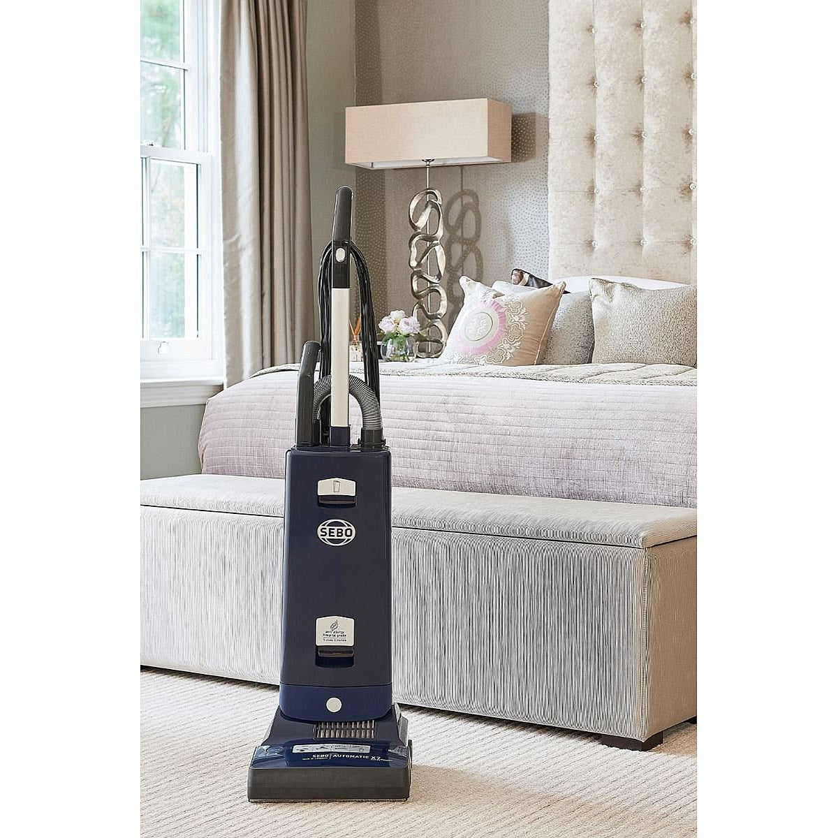 Sebo 890W Automatic X7 Extra Epower Bagged Vacuum Cleaner, Navy Blue Easy2Order : BLU99414