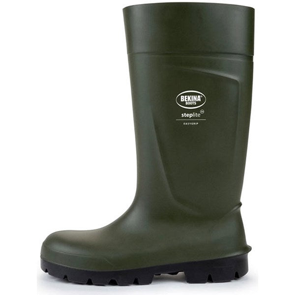 Bekina Steplite Easygrip Non Safety Wellington Boots, Green, 10.5 Easy2Order : BNPAN1P918010.5