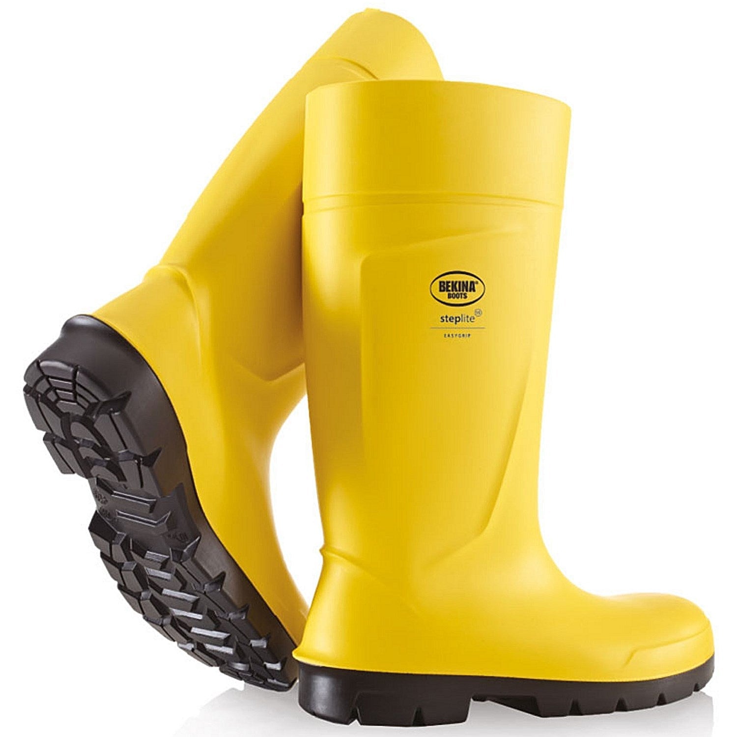 Bekina Steplite Easygrip S5 Full Safety Wellington Boots, Yellow, 5 Easy2Order : BNPAN4P208005