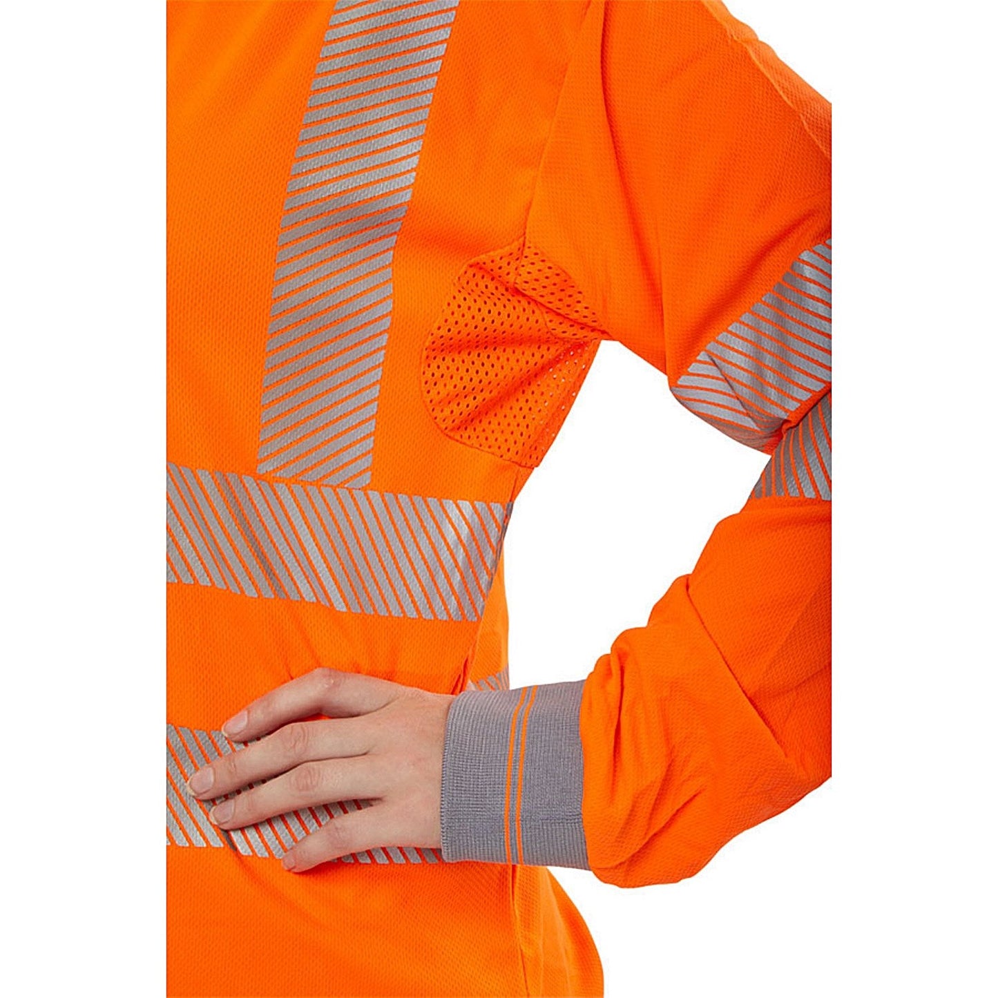 Beeswift Hiviz Executive Long Sleeve Polo Shirt, Orange, 6XL Easy2Order : BPKEXECLSOR6XL