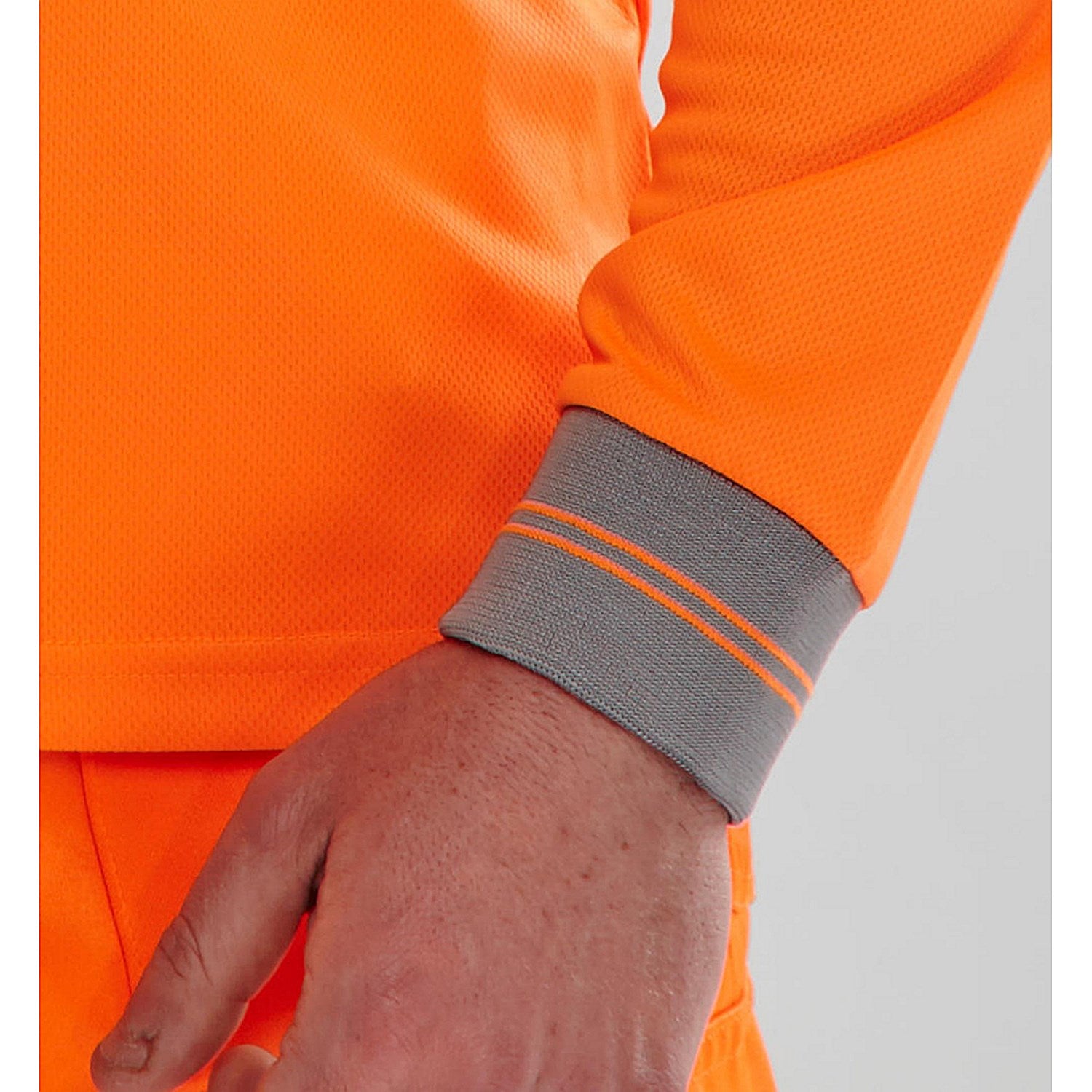 Beeswift Long Sleeve Polo Shirt, Orange, Small Easy2Order : BPKSLSENORS
