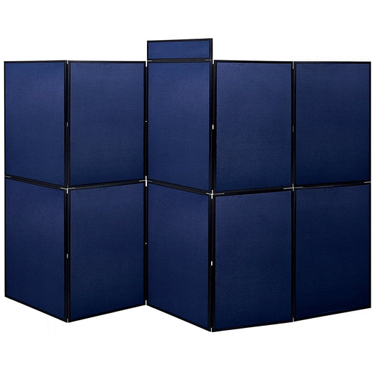 Bi-Office Showboard, 10 Panel+Header Boards, 1800x3000mm, Blue Easy2Order : BQ00157