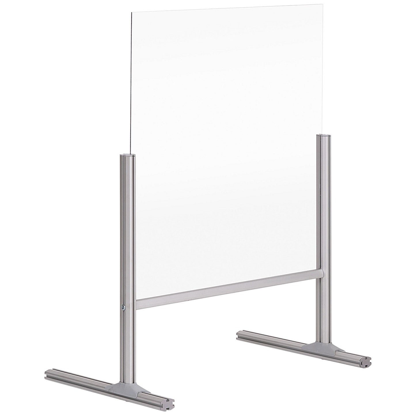 Bi-Office B Desk Glass Protection Screen, 650x850mm