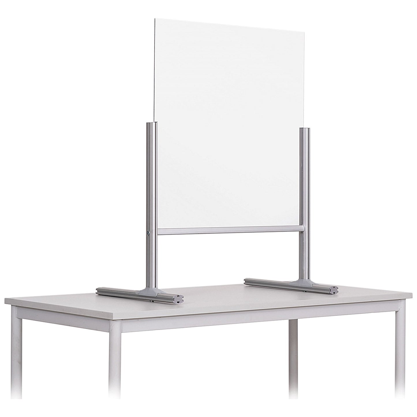 Bi-Office B Desk Glass Protection Screen, 650x850mm