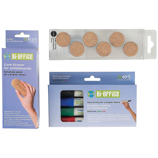 Bi-Office Earth Magnetic Whiteboard Kit Easy2Order : BQ00187