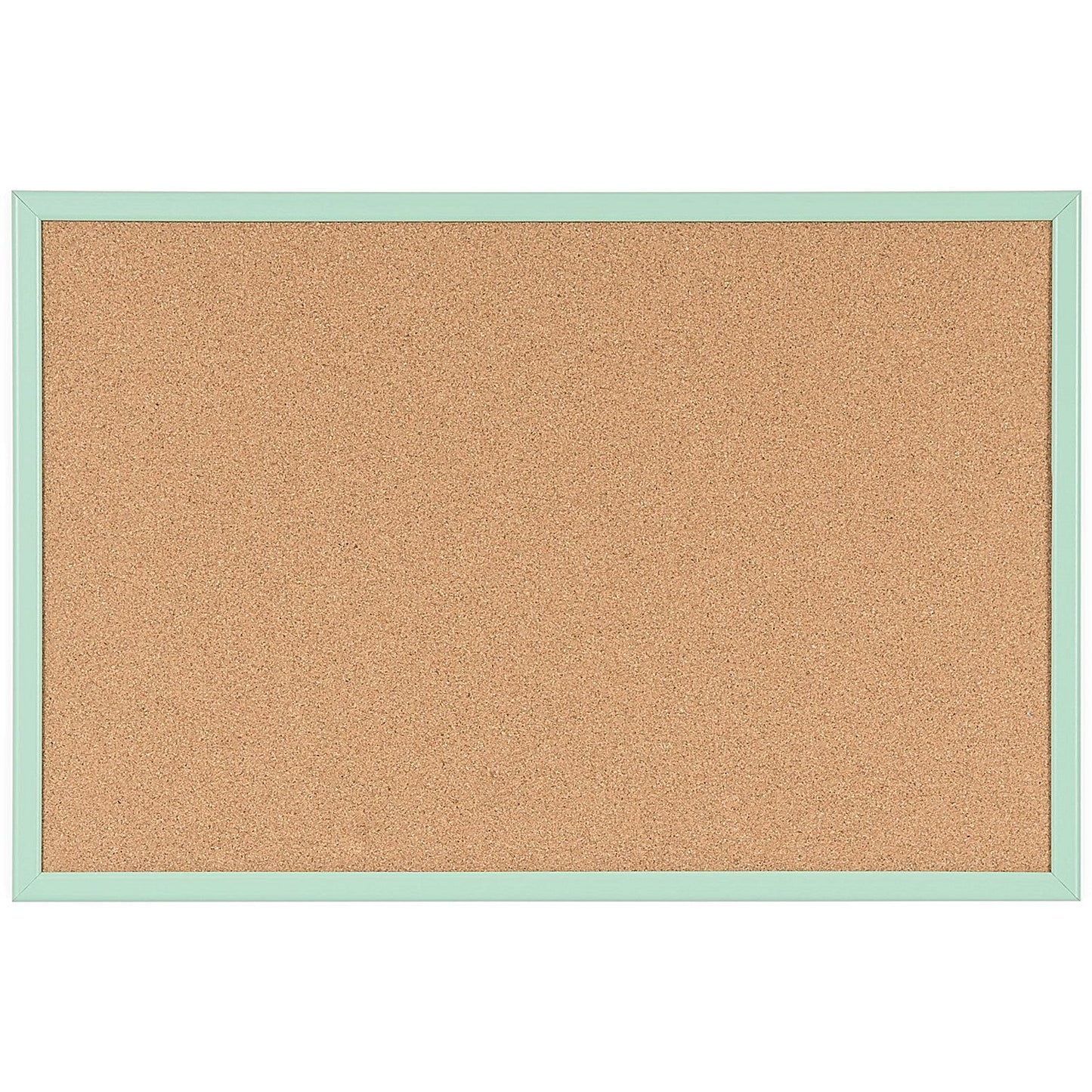 Bi-Office Pastel Cork Noticeboard, 600x400mm, Green Wooden Frame Easy2Order : BQ01972