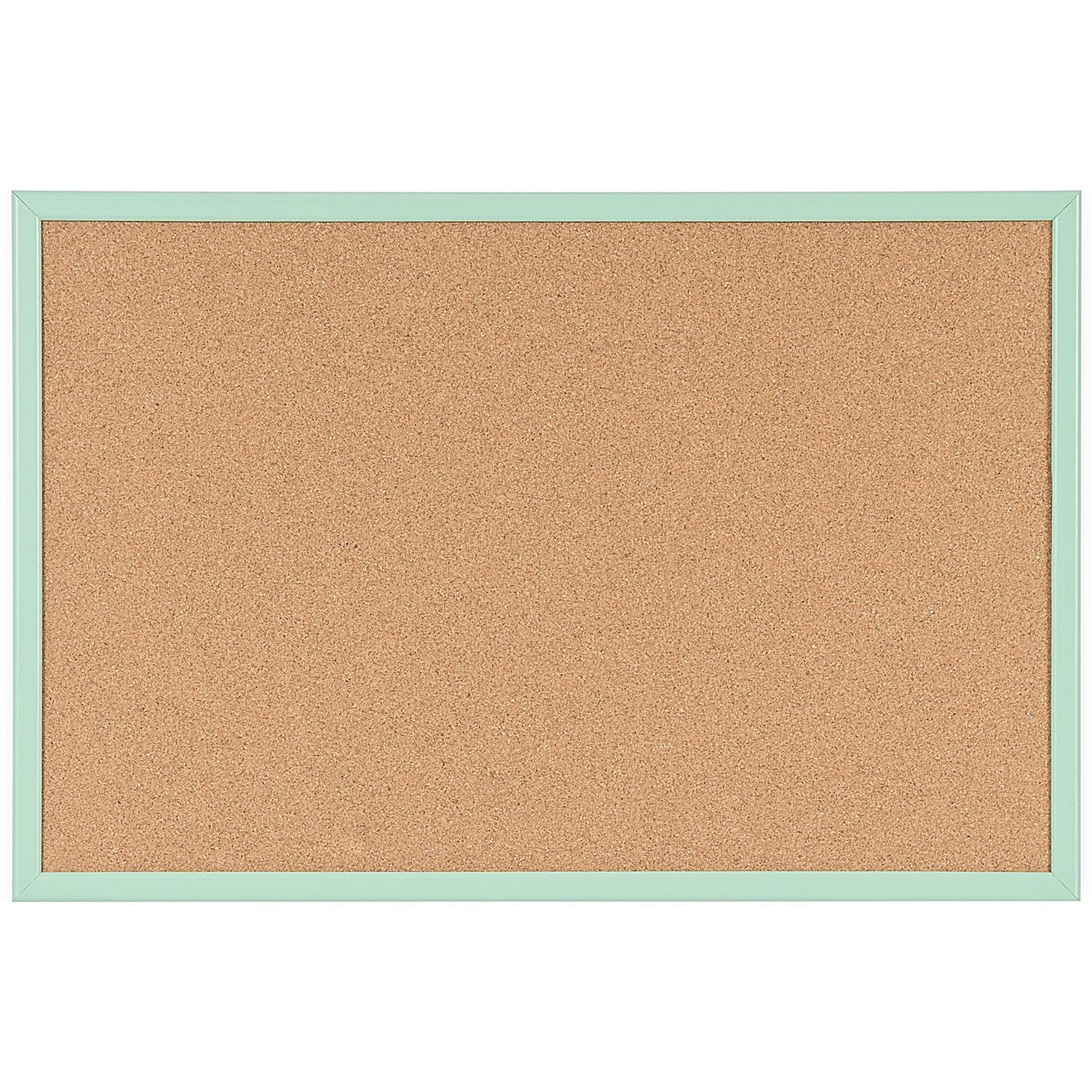 Bi-Office Pastel Cork Noticeboard, 600x400mm, Green Wooden Frame Easy2Order : BQ01972
