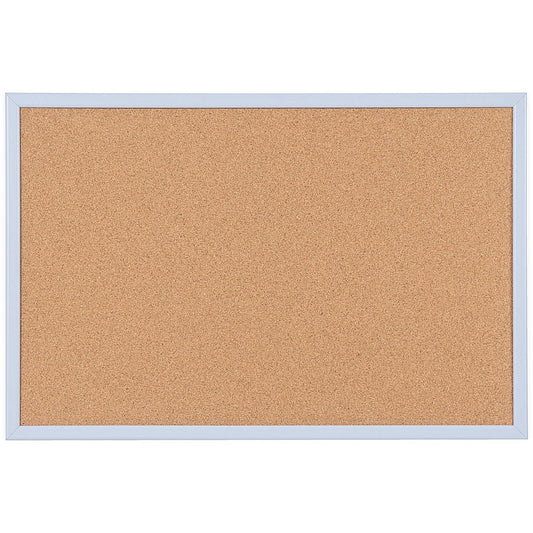 Bi-Office Pastel Cork Noticeboard, 600x400mm, Blue Wooden Frame Easy2Order : BQ01973