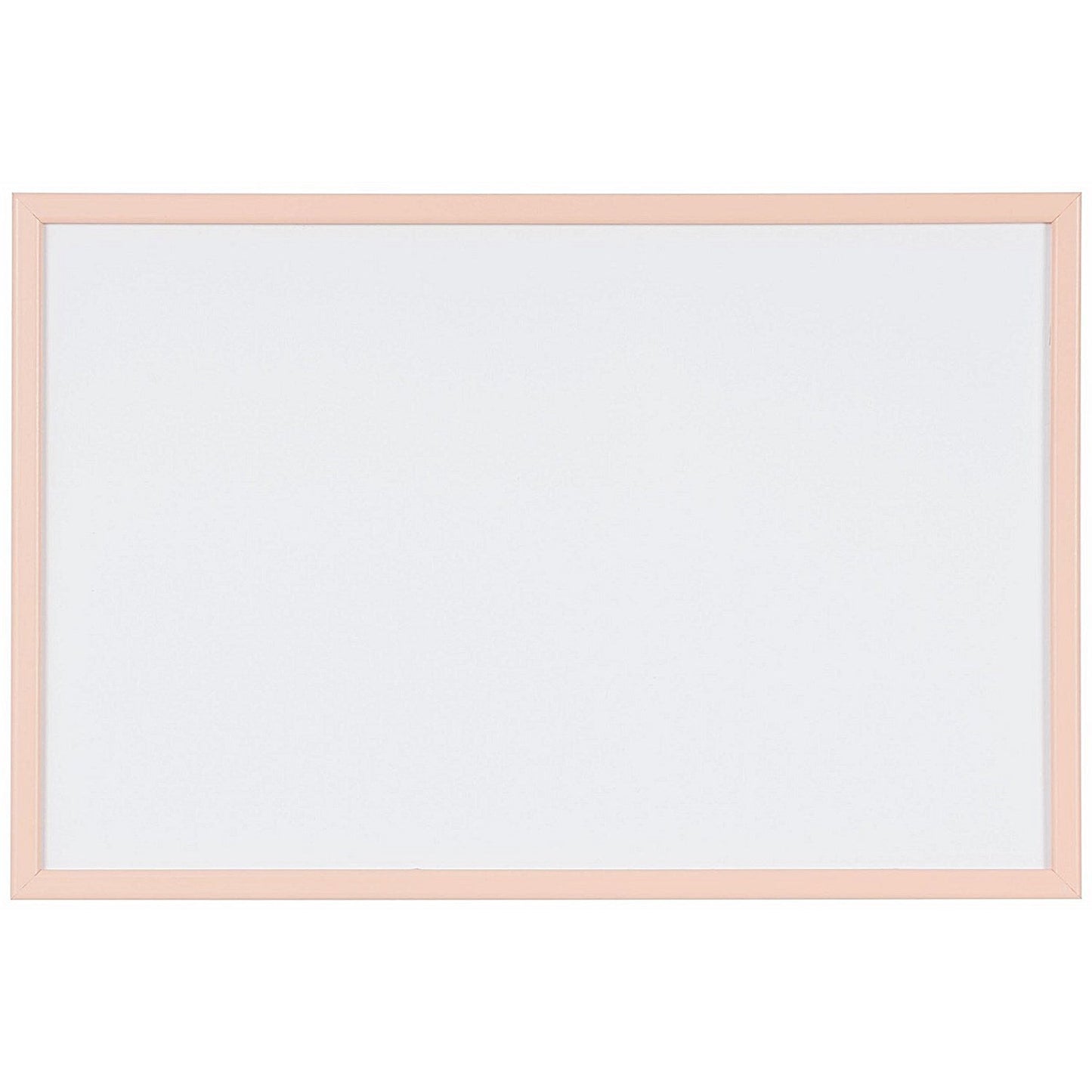Bi-Office Pastel Non-Magnetic Whiteboard, Salmon Frame, 600x400mm Easy2Order : BQ03006