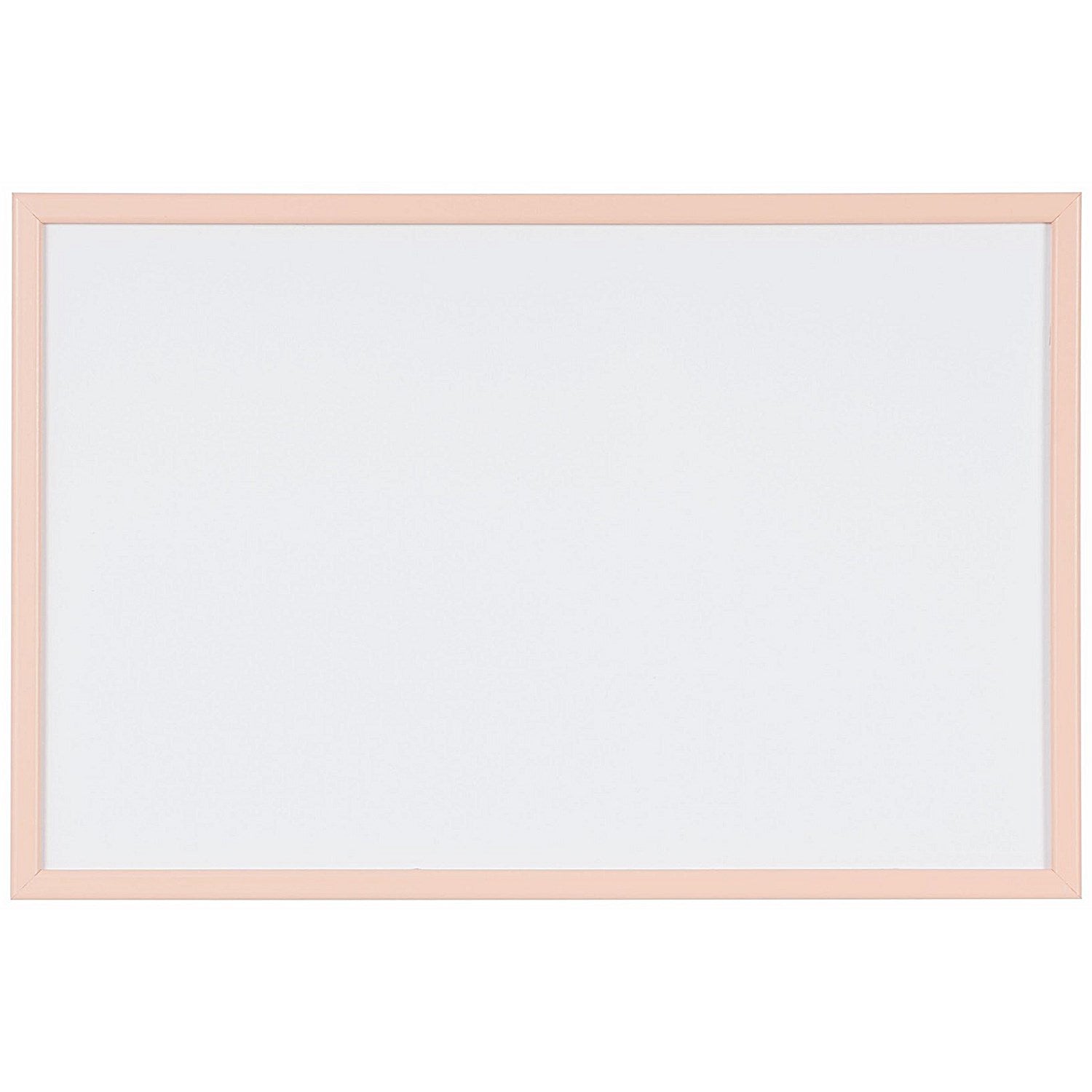 Bi-Office Pastel Non-Magnetic Whiteboard, Salmon Frame, 600x400mm Easy2Order : BQ03006