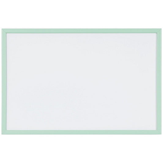 Bi-Office Pastel Non-Magnetic Whiteboard, Green Frame, 600x400mm Easy2Order : BQ03197