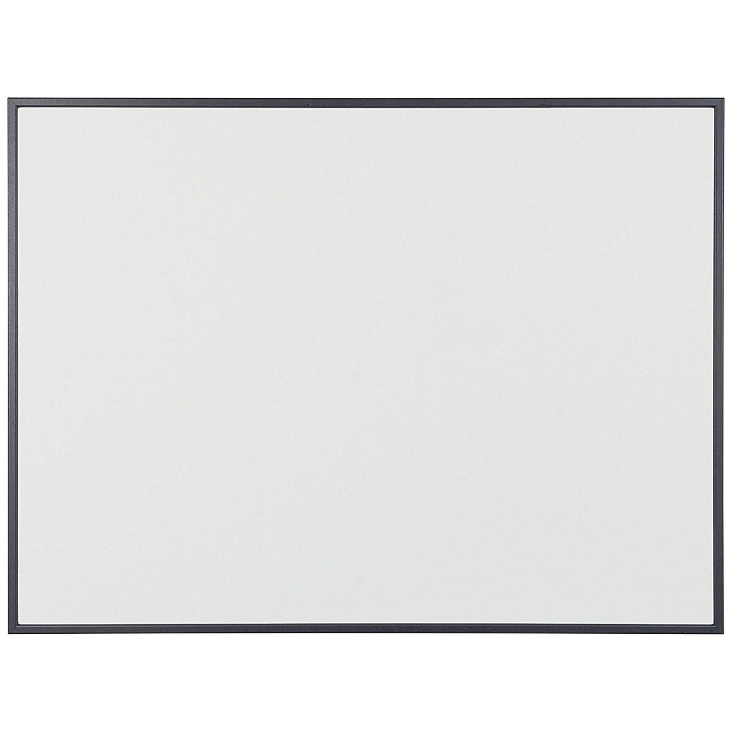 Bi-Office Basic Non-Magnetic Whiteboard, Black Frame, 1200x900mm Easy2Order : BQ03469