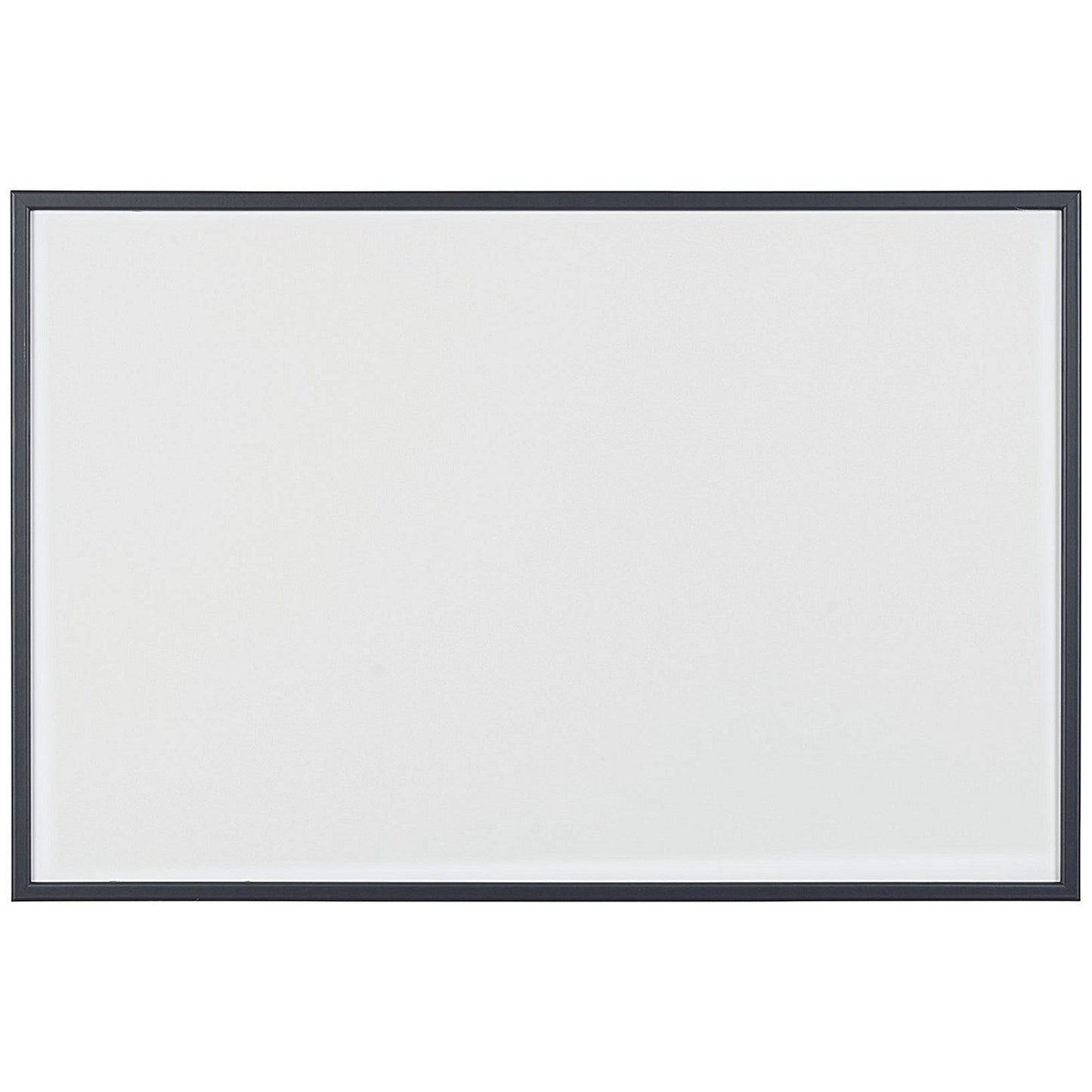 Bi-Office Basic Non-Magnetic Whiteboard, Black Frame, 900x600mm Easy2Order : BQ03761