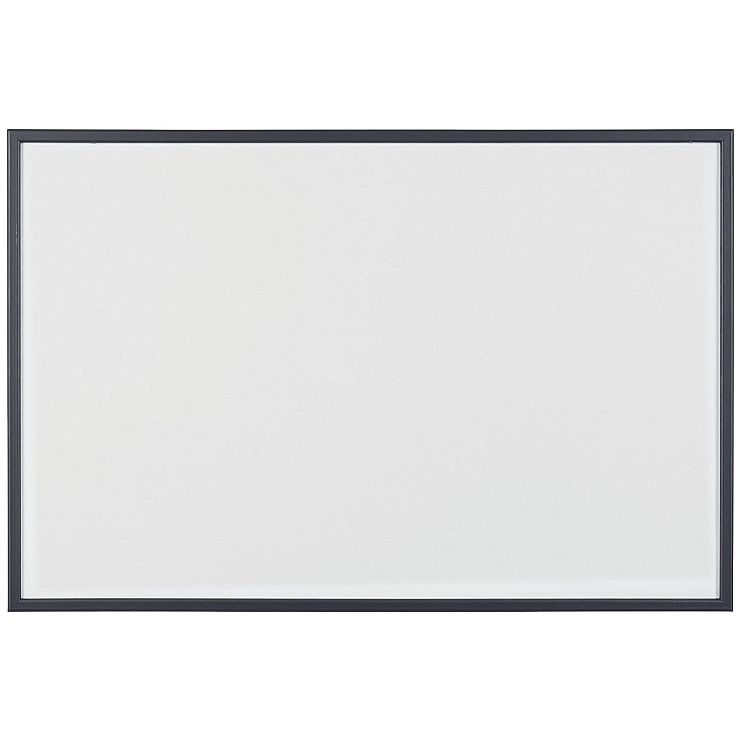 Bi-Office Basic Non-Magnetic Whiteboard, Black Frame, 900x600mm Easy2Order : BQ03761