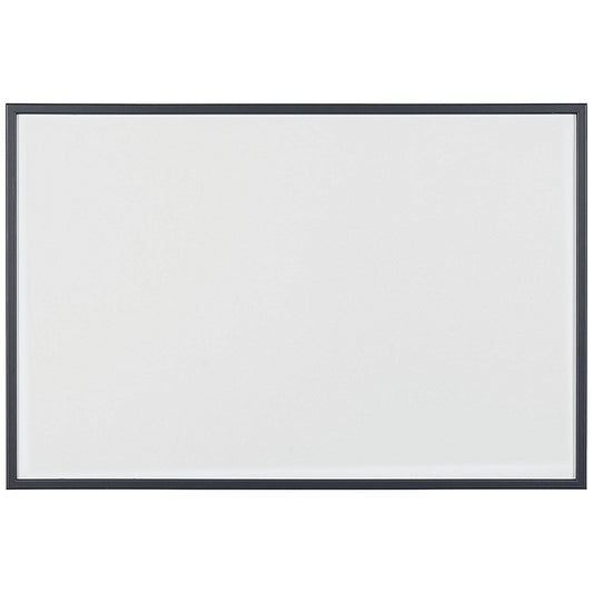 Bi-Office Basic Non-Magnetic Whiteboard, Black Frame, 900x600mm Easy2Order : BQ03761