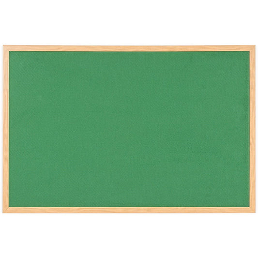 Bi-Office Earth Executive Felt Noticeboard, Oak MDF Frame, 900x600mm, Green Easy2Order : BQ04007