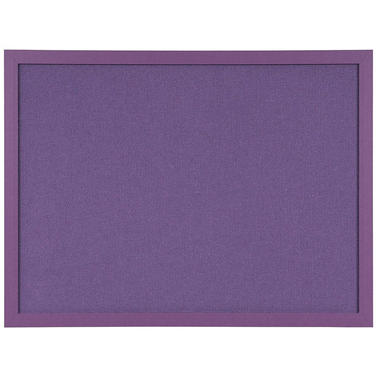 Bi-Office Essentials Purple Fabric Noticeboard, 600x450mm, Purple Easy2Order : BQ04047