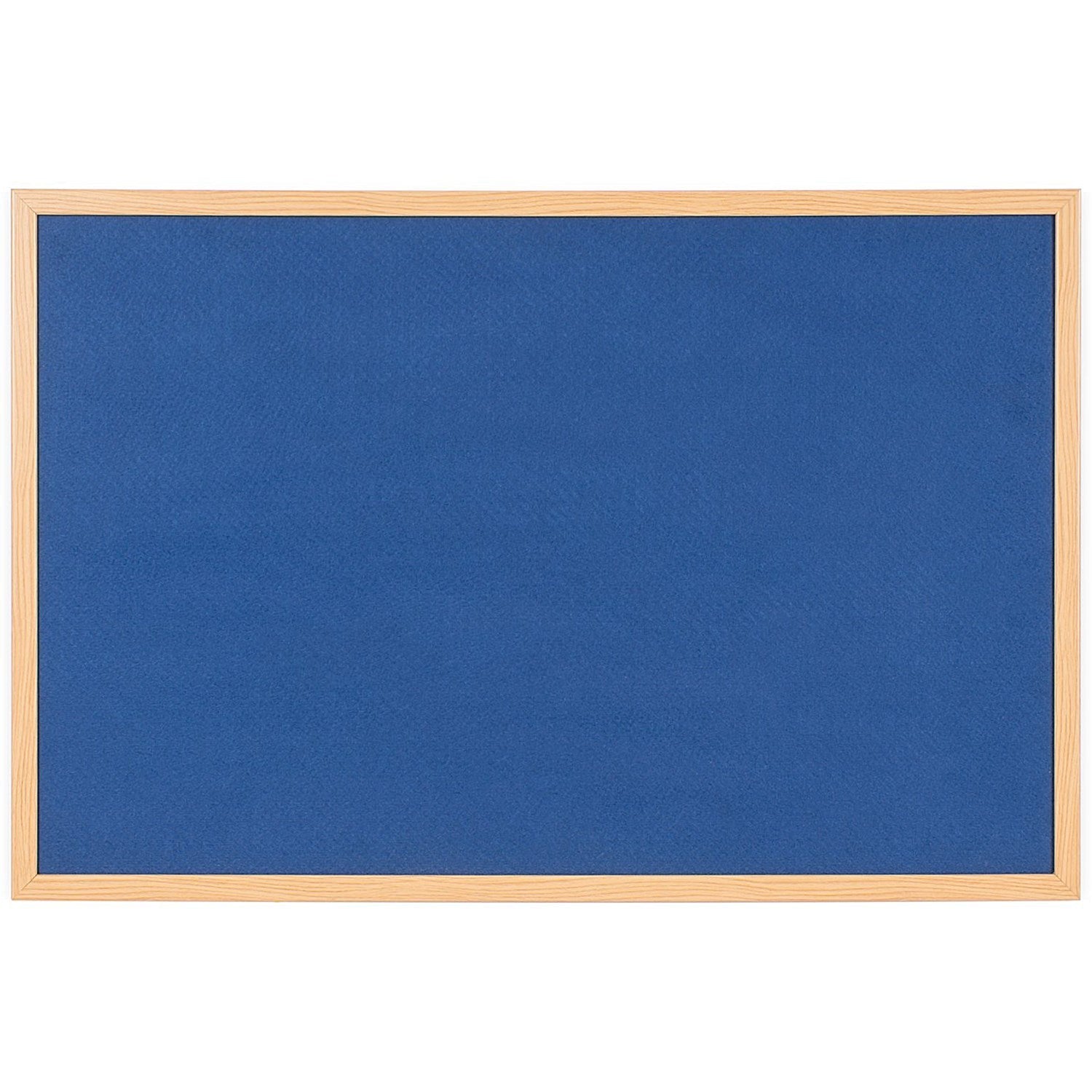 Bi-Office Earth Executive Felt Noticeboard, Oak MDF Frame, 900x600mm, Blue Easy2Order : BQ04074